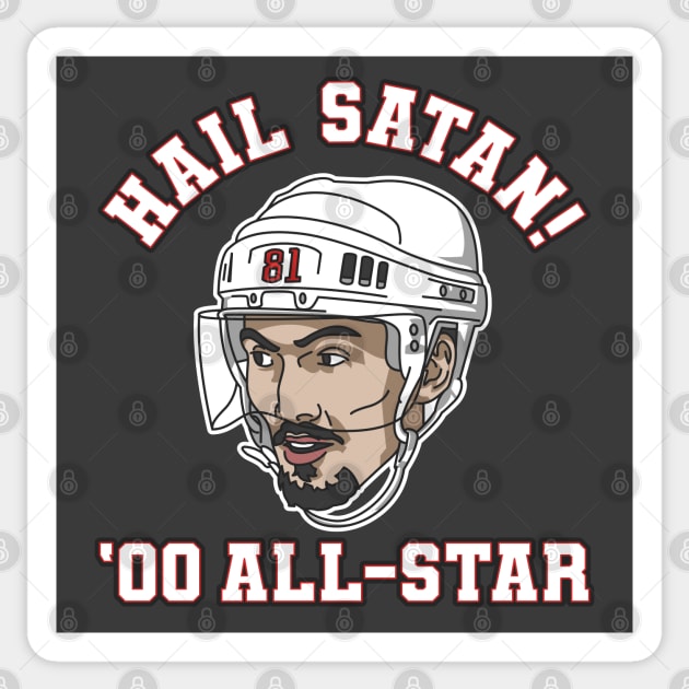 Hail Satan Sticker by Carl Cordes